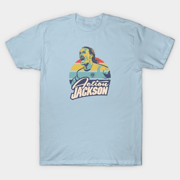 Action Jackson Irvine T-Shirt by StripTees